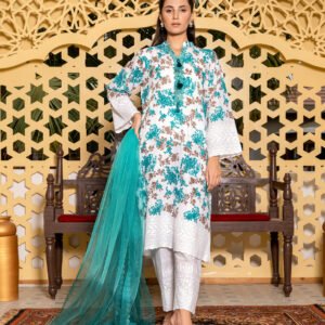 Embroided Cotton 3 Piece TP-0B2F