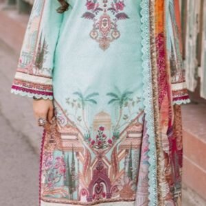 Unstiched 2 pc lawn dress