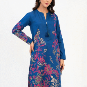 Dyed jacquard blue karta