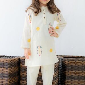 Cream Kurta Set