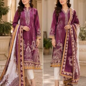 unstiched 2pc lawn dress